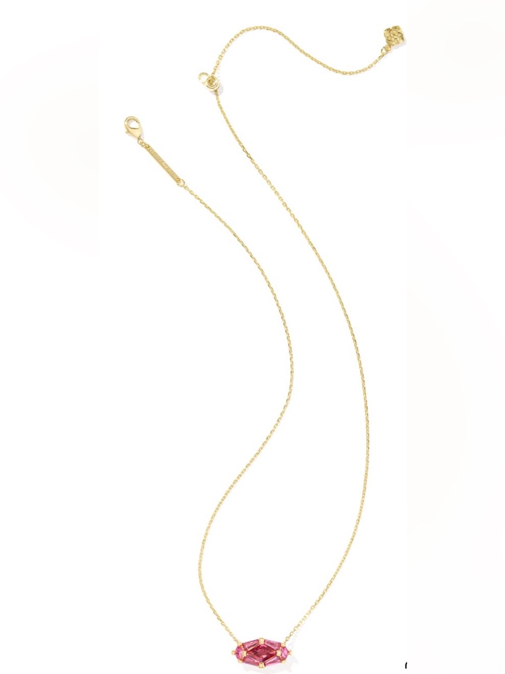 Kendra Scott Lindy Rae Elisa Gold Short Pendant Necklace - Picture 3 of 7